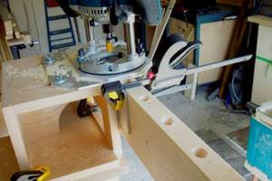 tenon groove with a router