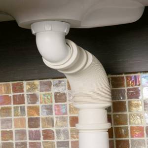 plastic sink siphon with corrugation