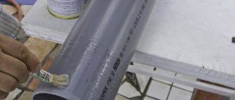 Bonding PVC pipes