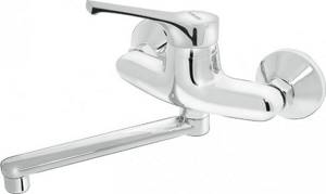 Mixer tap with brazed spout