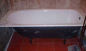 standard height of bathtub with legs from the floor