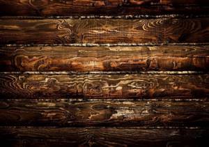 A log wall is one of the most insulated
