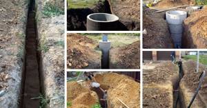 Construction of wells and water supply below soil freezing