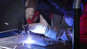 Semi-automatic welding sheet
