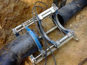 Do-it-yourself welding and installation of HDPE pipes: work technology
