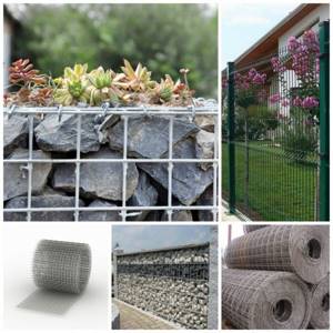 Welded wire mesh. Application 