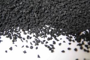 Raw materials for the production of rubber tiles - crumb rubber
