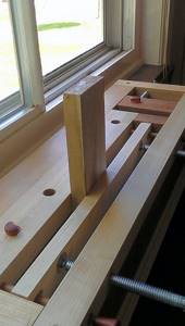This workbench can even be built into a window sill.