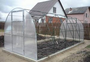 Greenhouses made of profile pipes: production, best projects, drawings with dimensions