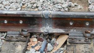 thermite welding of rails
