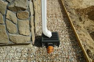 Point drainage system