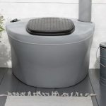 Kekkila peat composting toilet in design