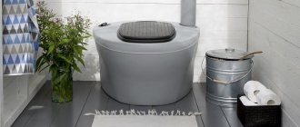 Торфяной компостирующий туалет Kekkila в дизайне