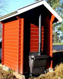 peat toilet for a summer residence Biolan