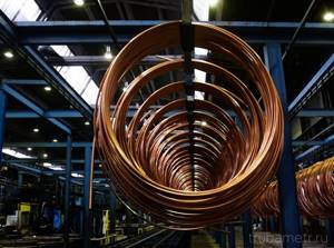 Copper pipe annealed in production