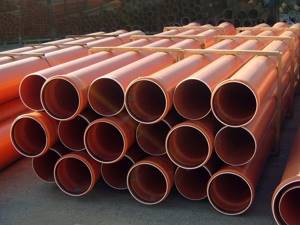 Large diameter pipes for external sewerage
