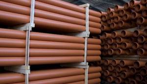 Pipes for external sewerage