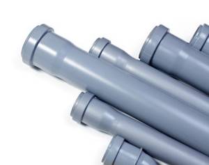 Pipes from ordinary household sewerage in most cases have an unremarkable gray color.