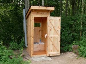 Toilet for the cottage