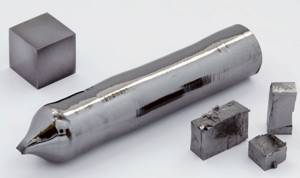 Heavy hard gray metal - tantalum