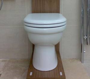 side toilet