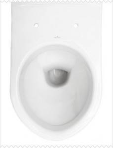 Toilet with anti-splash system