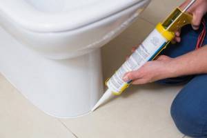 Installing a toilet on tiles