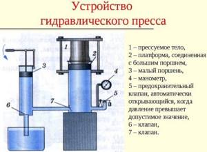Hydraulic press device