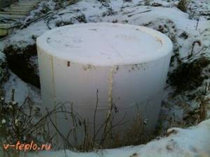 Insulating a well for the winter with your own hands: 3 methods of frost protection