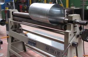 Rolling sheet metal on an electromechanical machine