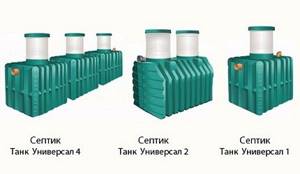 Options for installing a septic tank for a summer residence Tank
