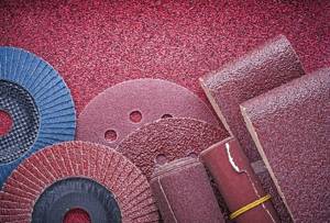 Types of sandpaper abrasives photo