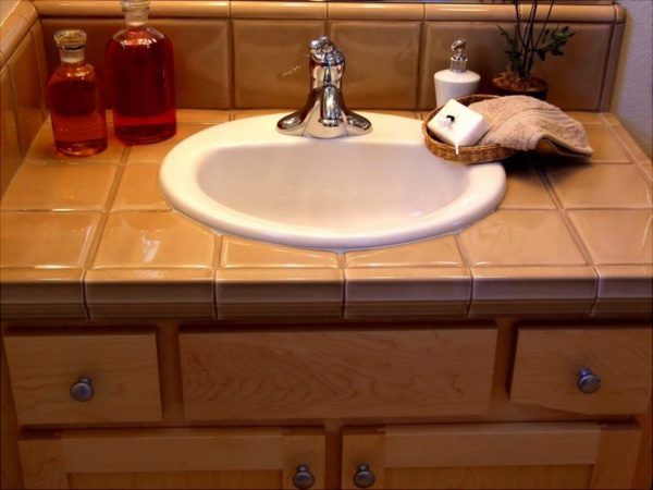 A built-in sink is the easiest option to install.
