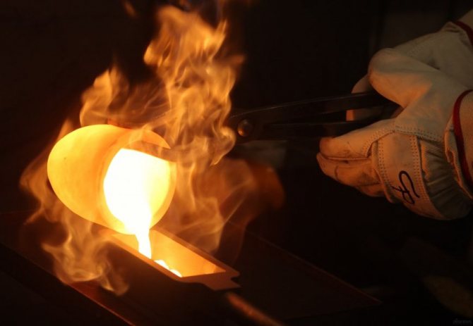 Why is gold melted and mixed with less precious metals?