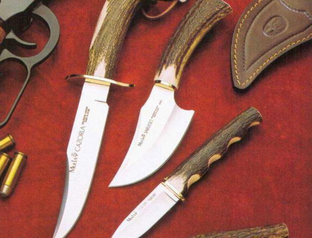 Sharpening hunting knives