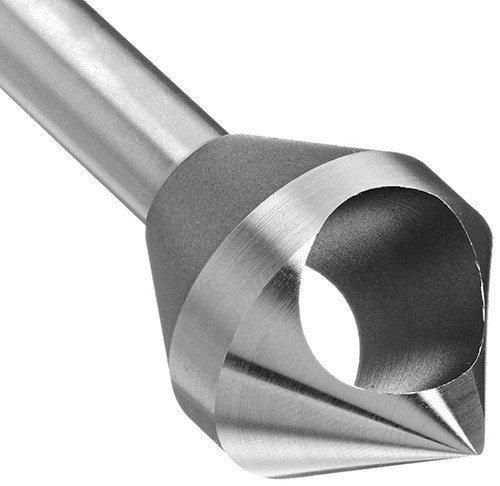 Countersink with cross hole