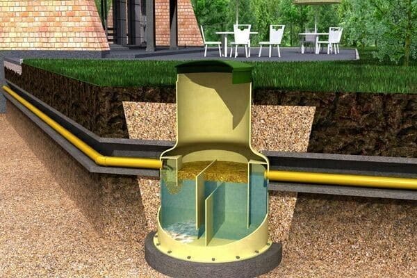 do-it-yourself grease trap for sewerage